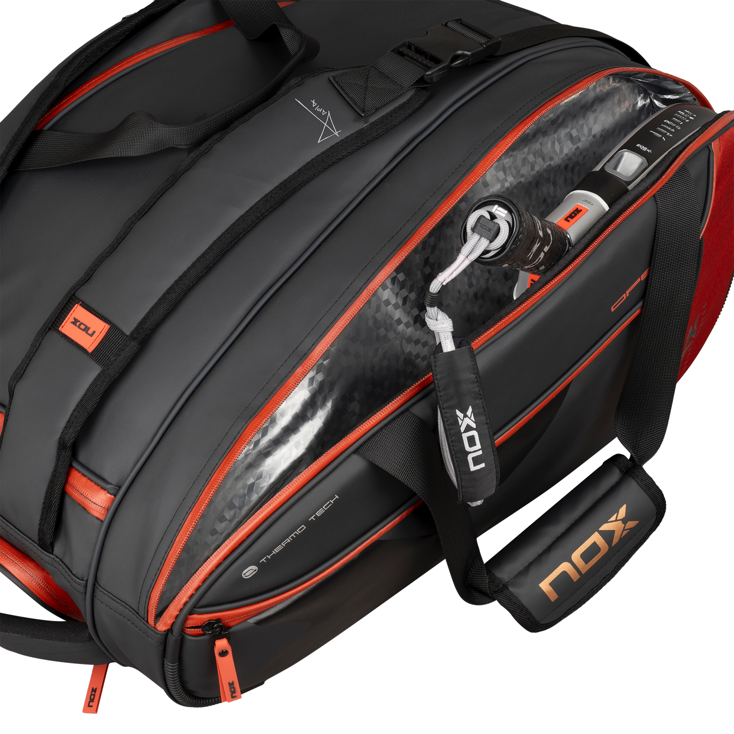 Nox Luxury Open Series Black/Red Backpack