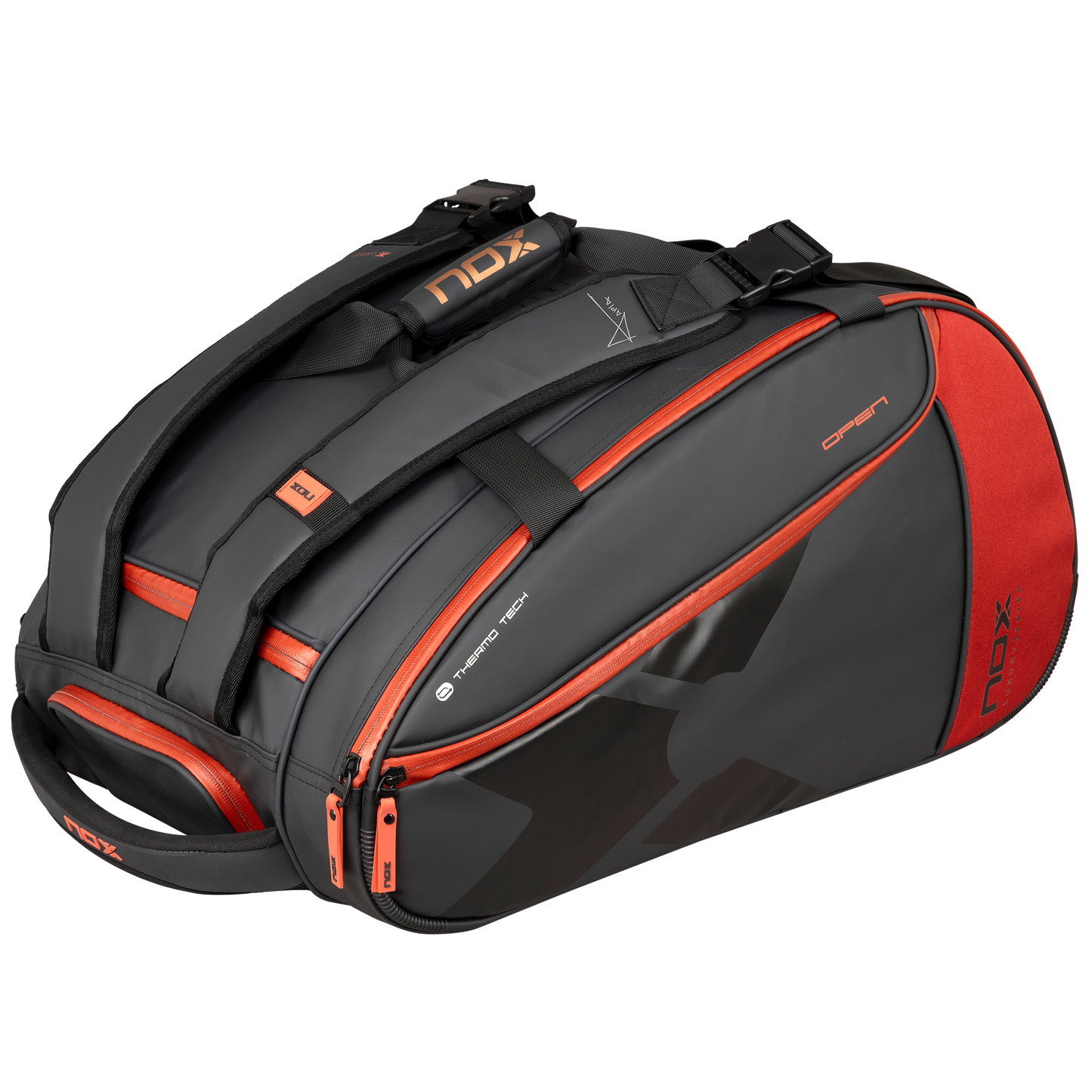 Nox Luxury Open Series Black/Red Backpack