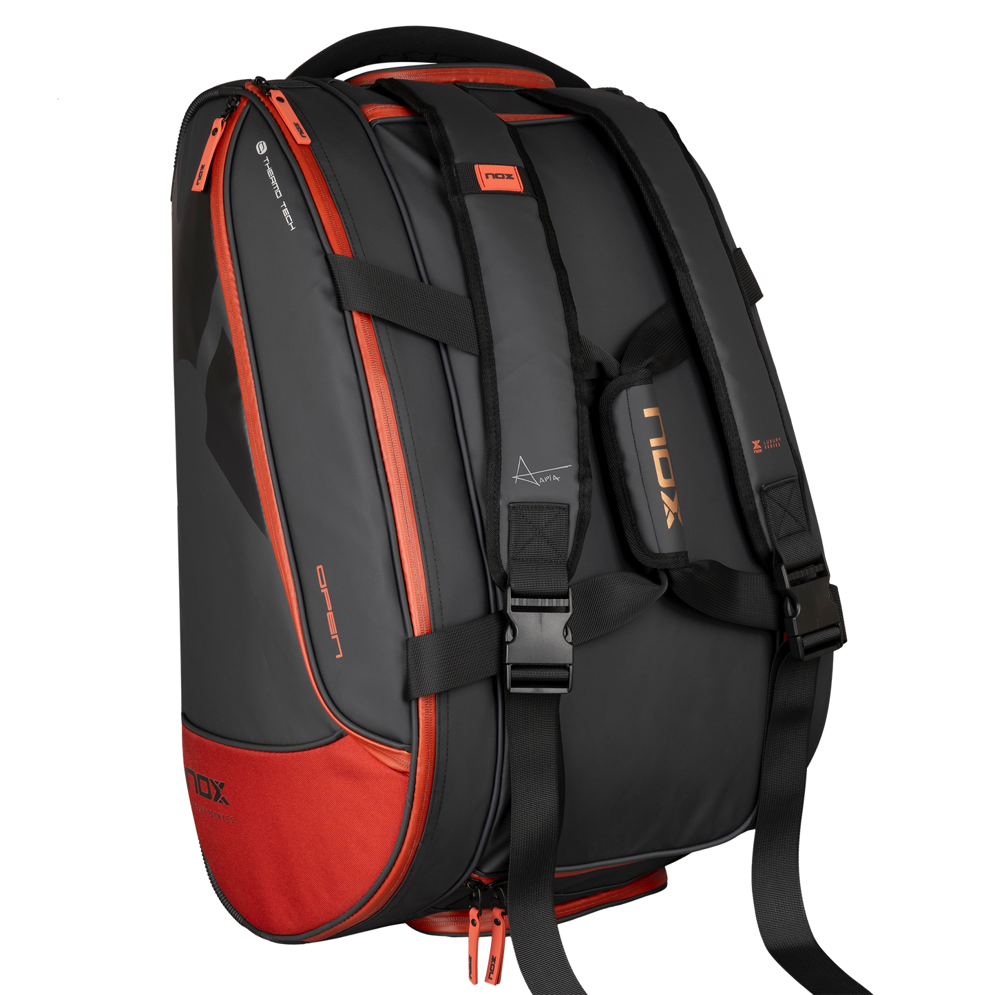 Nox Luxury Open Series Black/Red Backpack