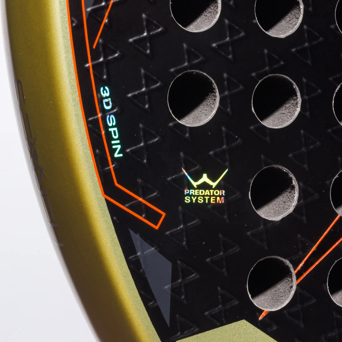Heroes AZTECA 2026 Padelschläger – Detail 3D Spin und Predator System
