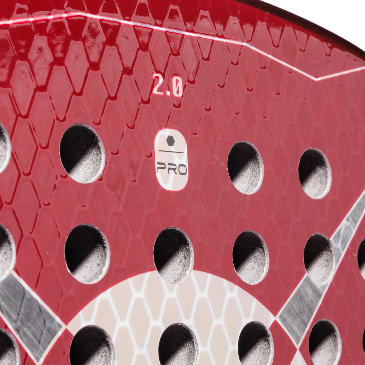 Heroes BEAST 2026 Padelschläger – Detail Schlagfläche Pro