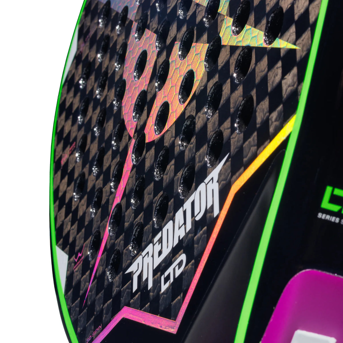 Heroes PREDATOR LTD 2026 Padelschläger – Detail Schlagfläche