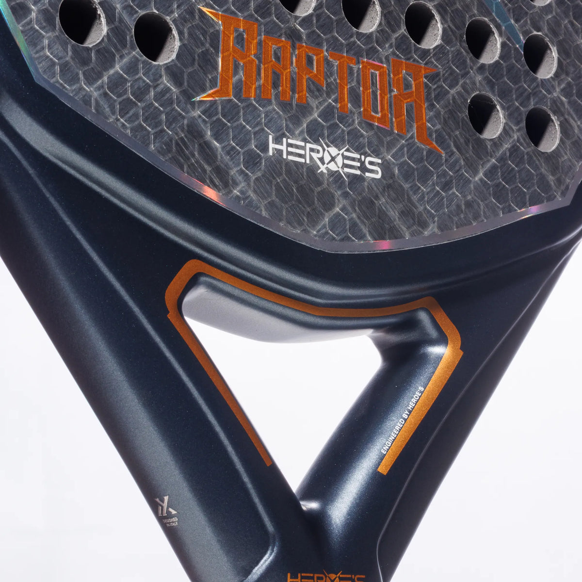 Heroes RAPTOR 2026 Padelschläger – Detail Herz