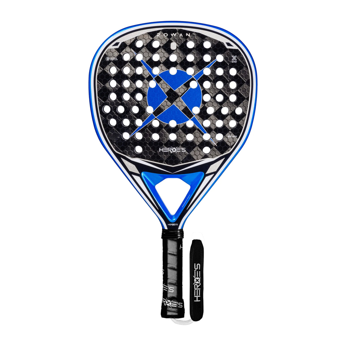 Heroes ROWAN 2026 Padelschläger – Vorderseite