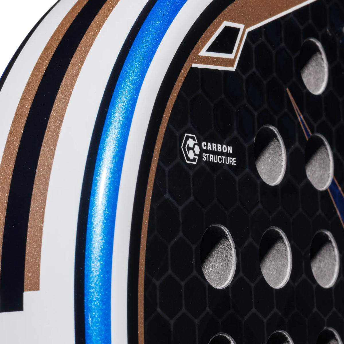 Heroes ROWAN 2026 Padelschläger – Detail Carbon Structure
